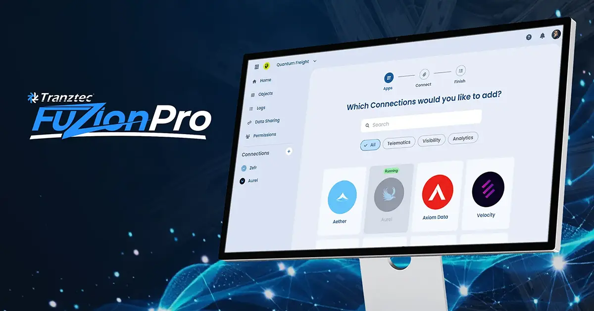 FuzionPro logo and desktop interface